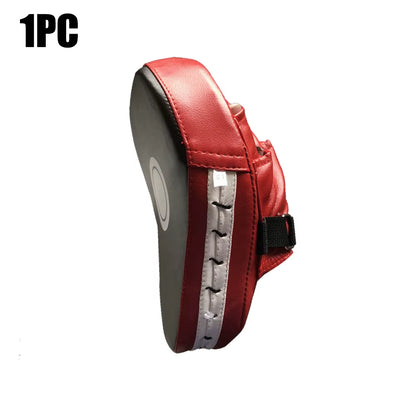 Curved Boxing Pad Muay Thai Hand Target Sanda Kickboxing Training Thickened Earthquake-Resistant Focus Punching Mitts PU Leather